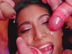 PremiumBukkake - Pris Angel swallows 69 large cumshots