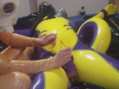 아마추어, 본디지, 여자 지배, 독일인, 라텍스, 정부, 노예, 매춘부