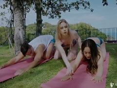 Alecia Fox & Ginebra Bellucci - The Yoga Teacher 3Some Sex