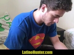 Latino superman takes massive bareback cock like a pro - LatinoHunter.com