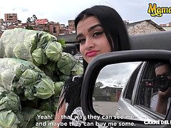 Bubble Butt Colombian Babe Juliana Cruz Loves It In Threeway In Public
