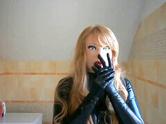Amatør, Dukke, Latex, Maske, Milf
