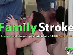 Stepdaughter gets raw and wild in full Vids FamilyStroke.net video