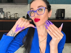 Braunhaarige, Dildo, Fetisch, Flexibel, Brille, Handjob, Milf