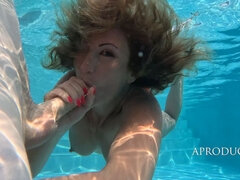 18 anos, Amador amadora, Boquete, Europeu, Mijar, Piscina, Subaquático