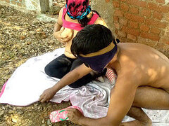 Indian Bhabhi Caught draining InForest fucked By super-naughty Devar