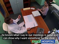 Dirty doctor seduces Horny saleswoman into a hardcore POV reality video