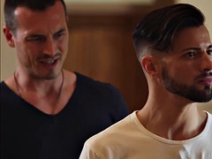 Anal, Stor pik, Pik sutte, Homoseksuel, Hårdt, Muskel, Tatovering