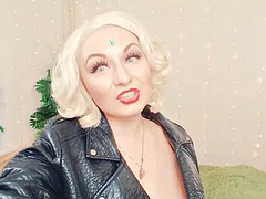 CUCKOLD FemDom POV free porn videos - sexy blonde MILF - dirty talk and humiliation