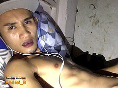 Filipino boy Jerking Off and spunking on web cam