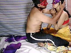 Anita Singh Indian Bhabhi gonzo tearing up In Saree
