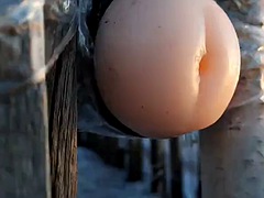 Country guy TimonRDD fucks a fence and cums powerfully