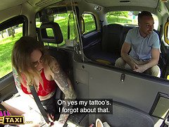 Ava austen's big tits and tight pussy get pounded in Fake Taxi's HD video