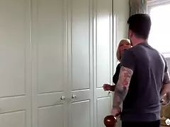 Alisha Rydes gets roughed up by her horny husband's big titted girlfriend