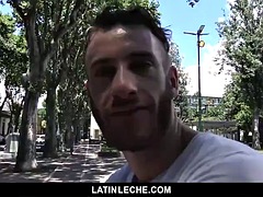 LatinLeche - Straight Latino guy reluctantly fucks and sucks