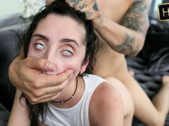 18 let, Kuřba, Brunetka, Pár, Sperma v puse, Dominace, Jezdectví, Teenka