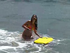 Spiaggia, Bikini, Bionda, Macchina, Hardcore, Masturbazione, Ragazza, Tette