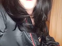 Amatoriale, Anale, Bella, Crossdresser, Lingerie, Pantaloncini sintetici, Polacca, Donna con pene