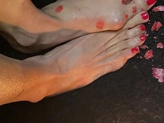 Amateur, Philippine, Fétiche des pieds, Mature, Petite femme, Solo