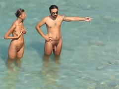 Spy Cam blowjobs on public nude beach