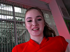 Amateur, Chica, Mamada, Consolador, Abierta, Pajear, Aceite, Pov