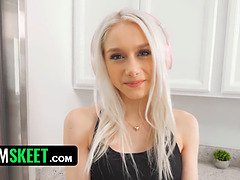 Lexi Lore, Dani Blu, Scarlett Hampton, Slimthick Vic & Molly Little give POV handjobs and cumshots in Perky Tits Comp