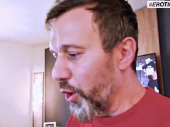 German couple fucks in living room
