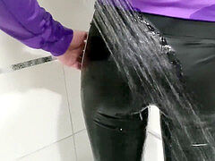 female wet adidas suit