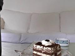Smoking Mistress and Cake From Boot Soles POV Clip, Lady Victoria Valente