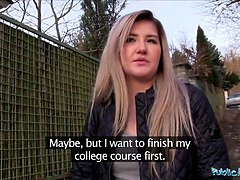 Amatør, Penge, Udendørs, Pov, Offentlig, Realitet, Russisk, Søn