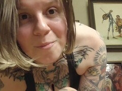 Girl sits on cake and lets it rip with a sexy fart