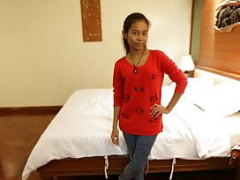 Asiatique, Grosse bite, Sucer une bite, Éjaculation interne, Hard, Petite femme, Chatte, Nénés