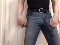 Vocal male, riding boots, loud moaning orgasm