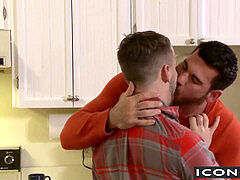 mischievous Billy gets hammered with Colton man sausage in the bedroom
