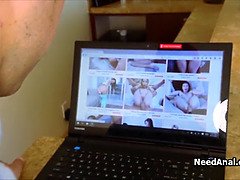 Finding anal on the laptop leads to actual anal sex