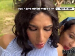HUNT4K. Lola Danger Gives Deepthroat to Hunter in Outdoor Adventure