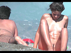 sexy naked milfs Beach Voyeur HD Scenes 02