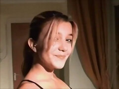 18 Year Old Swedish Girl In Stockings Bangs