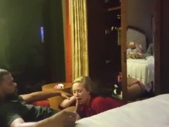 Cuckold man watches his wife fucking his friend's BBC