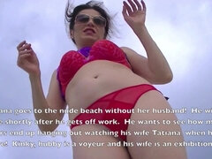 Helena Price - I Play With Nude Beach Voyeur Big Black Cocks In Front Of My Cuckold Husband! +bonus - Helena price