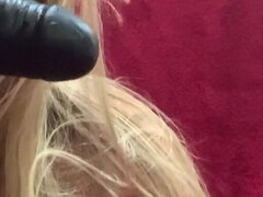 Amatéři, Zadek, Blondýna, Dildo, Sólo