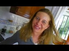 Molten french mom pound on kitchen