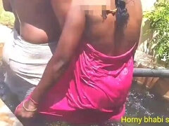 Tamil aunty bathing and fucking with uncle