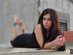 Noire, Pieds, Spandex