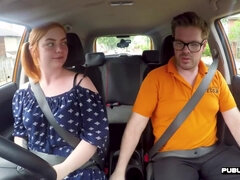 Leie, Grosser arsch, Auto, Kehlenfick, Hd, Im freien, Lehrer