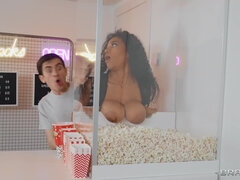 Anal, Chica, Negro, Tetona, Ébano, Sexo duro, Hd, Realidad