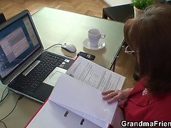 デカパイ, フェラチオ, チェコ, 祖父, お婆さん, 熟年, 現実, 三人