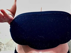 Amatør, Store pupper, Melkespreng, Moden, Brystvorter, Hengepupper