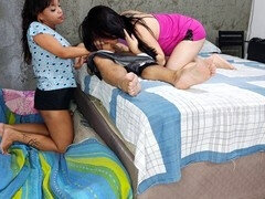 Leie, In den arsch, Aus dem arsch in den mund, Grosser arsch, Grosser schwanz, Braunhaarige, Orgie, Flotter dreier