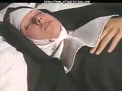 Nun fumbles One Out sapphic girl on girl lezzies
